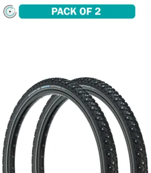 2 Pack Schwalbe Marathon Winter Plus Tire 26 x 1.75 Clincher Wire SmartGuard 11136448.02