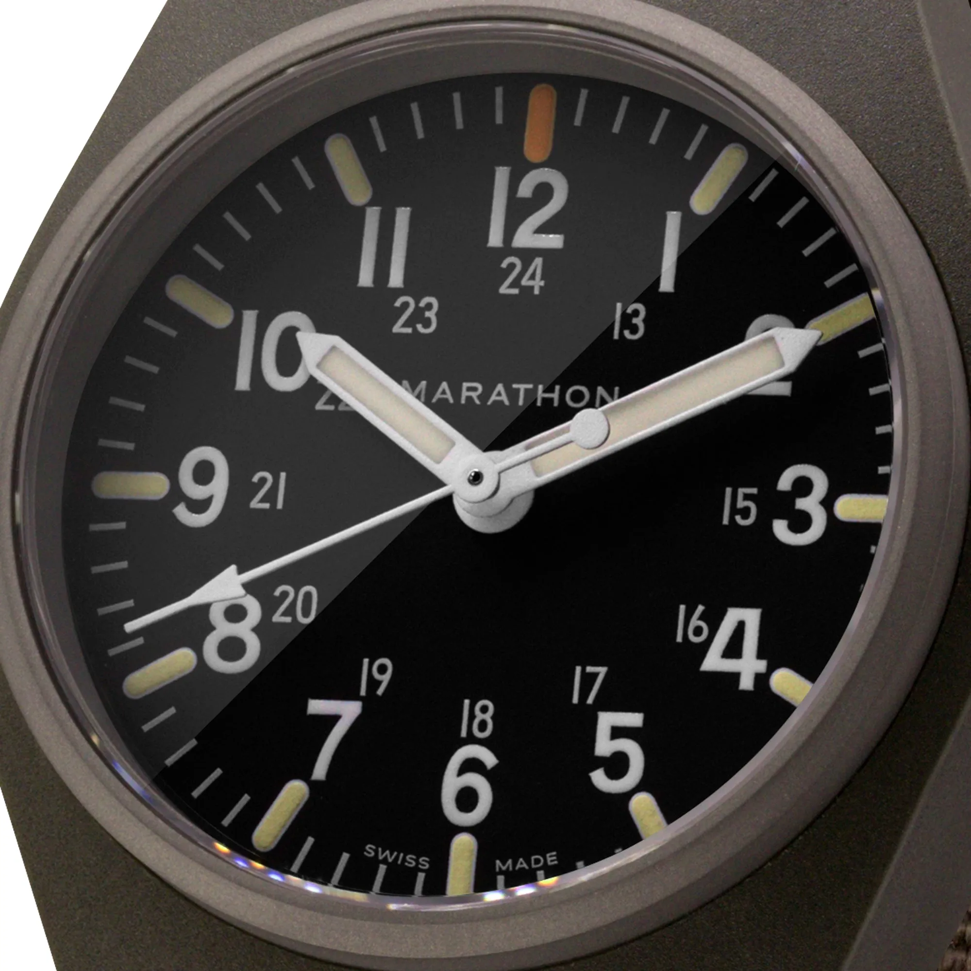 34mm Sage Green General Purpose Quartz with MaraGlo (GPQ)