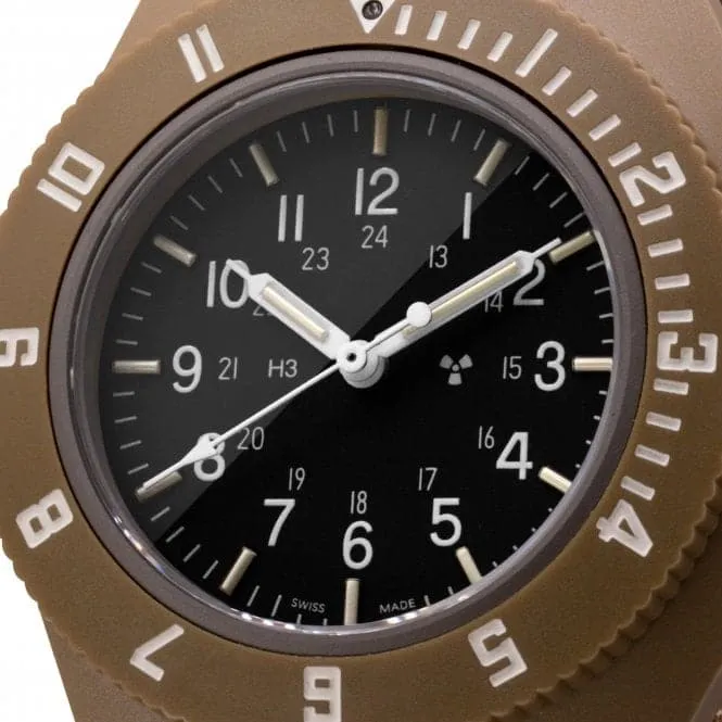 41mm Desert Tan Pilot's Navigator Ballistic Nylon Watch