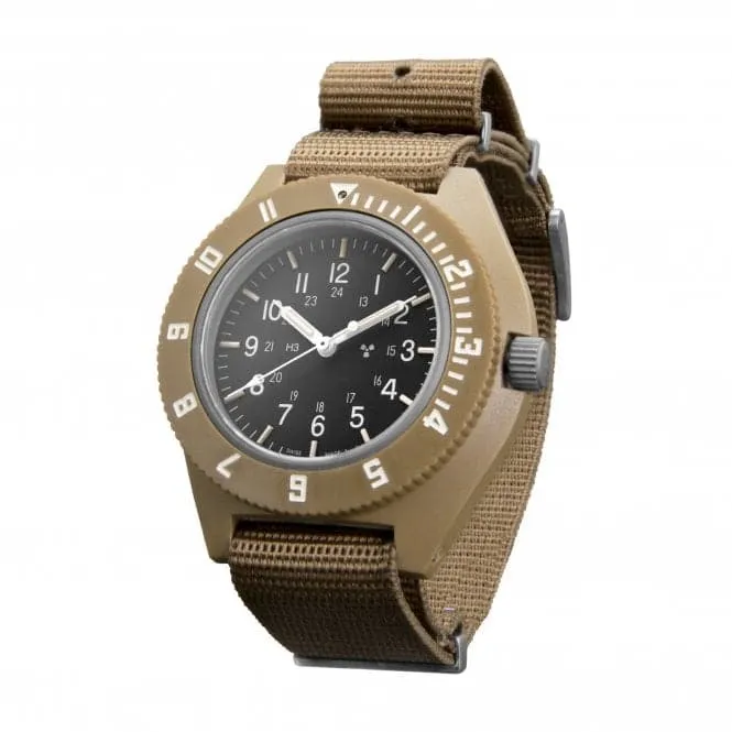 41mm Desert Tan Pilot's Navigator Nylon DEFSTAN Watch