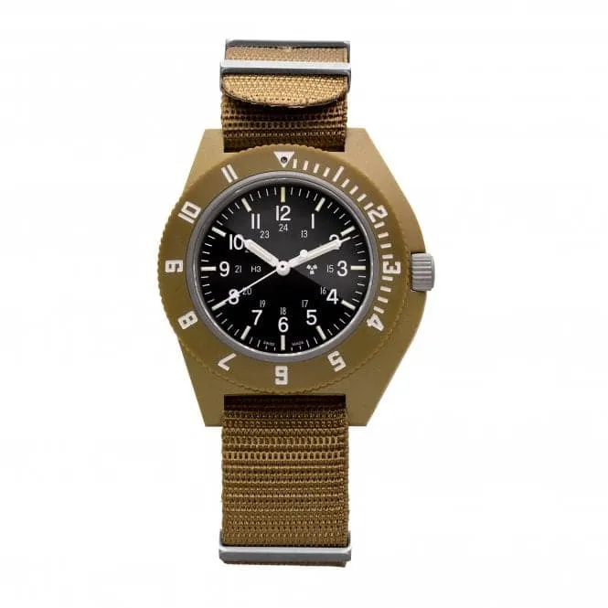 41mm Desert Tan Pilot's Navigator Nylon DEFSTAN Watch