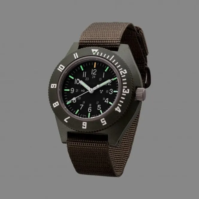 41mm Sage Green Pilot's Navigator Ballistic Nylon Watch