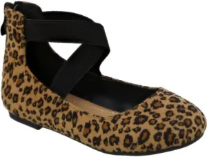 ACE LEOPARD FLAT W/ CRISS CROSS BAND