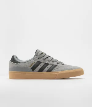 Adidas Busenitz Vulc II Shoes - Grey Three / Core Black / Gold Metallic