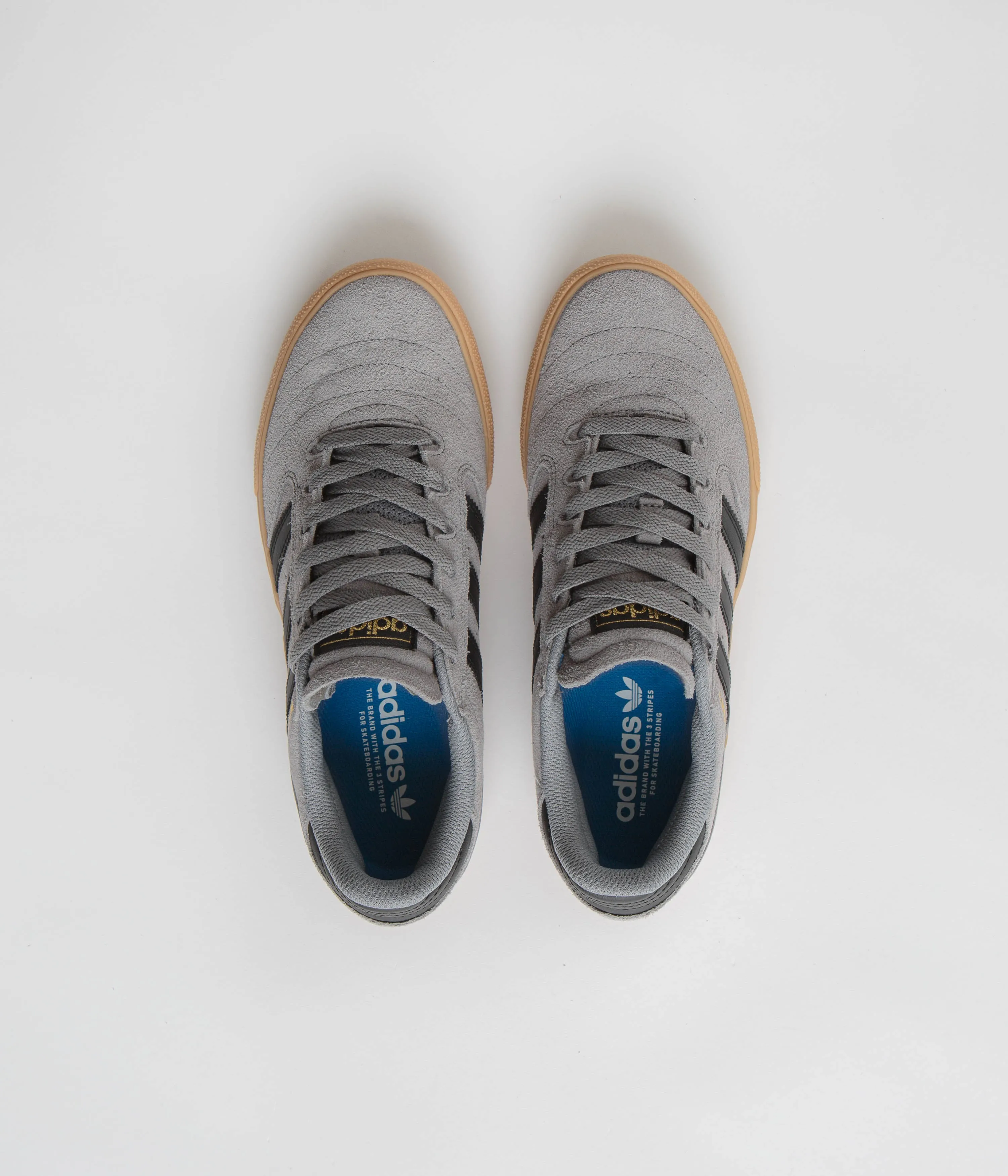 Adidas Busenitz Vulc II Shoes - Grey Three / Core Black / Gold Metallic