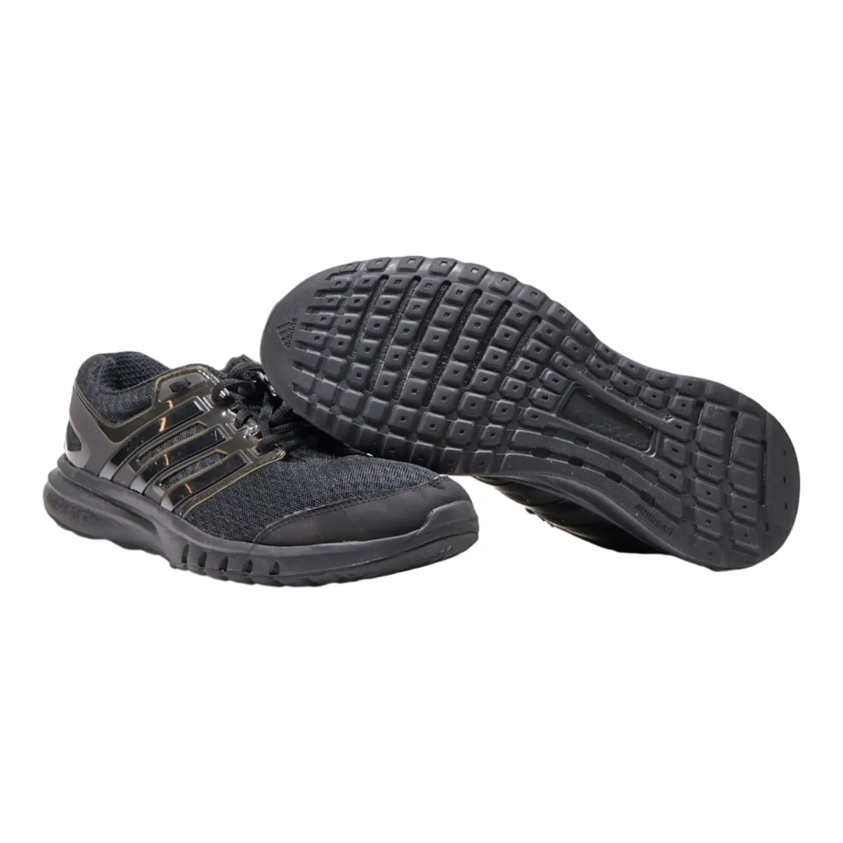 ADIDAS Low Top Trainers Black Synthetic Mens UK 6