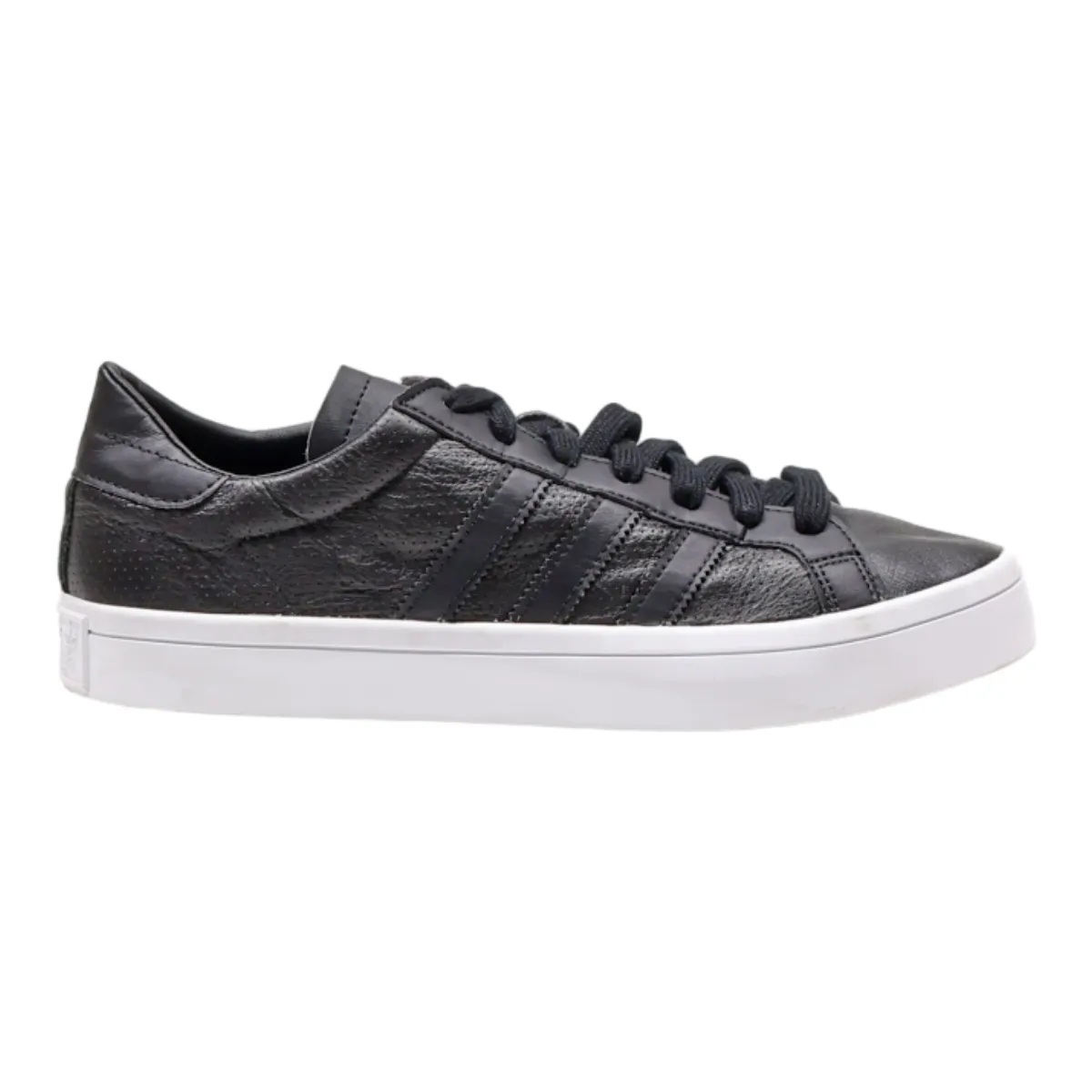 ADIDAS Low Top Trainers Black Synthetic Womens UK 6.5