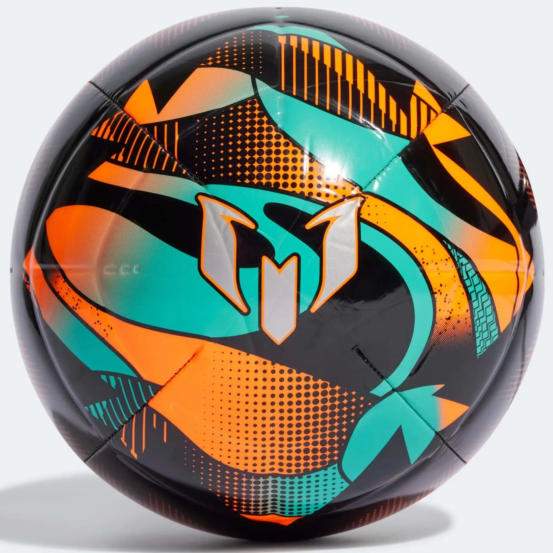 adidas Messi Club Ball - Solar Orange-Mint Rush-Black