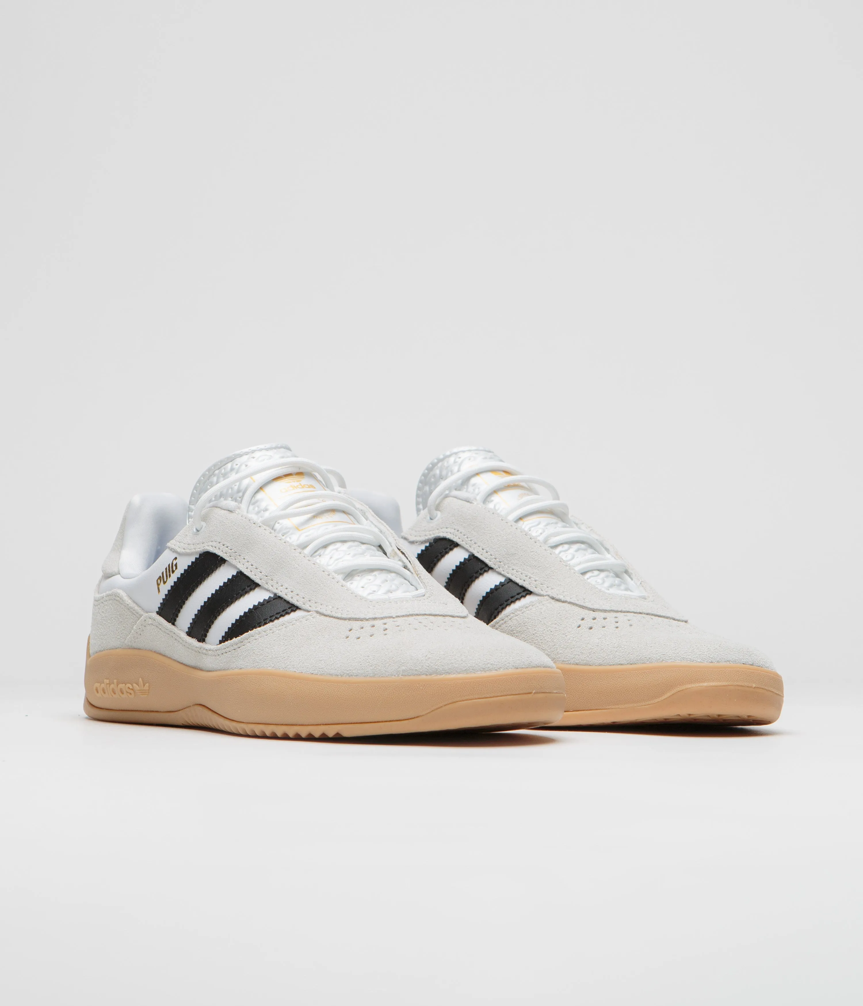 Adidas Puig Shoes - Crystal White / Core Black / Gum