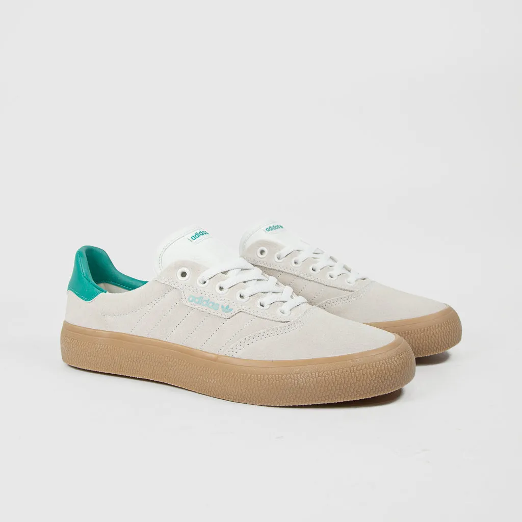 Adidas Skateboarding - 3MC Shoes - Cloud White / Clear Green / Gum