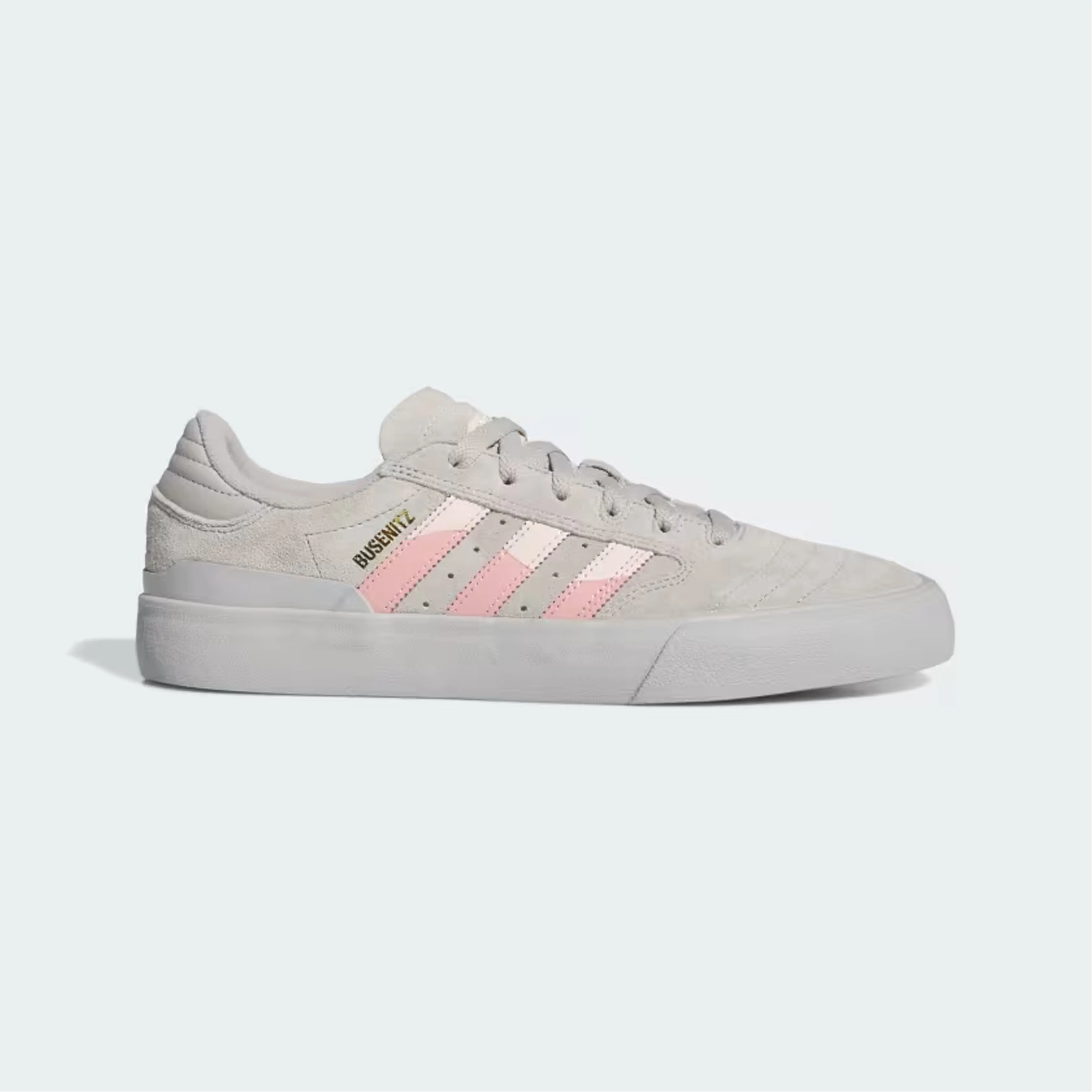 Adidas Skateboarding X Dime Busenitz Vulc II Skate Shoes - Clear Granite / Wonder Mauve / Wonder Quartz