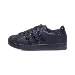 Adidas Super Star Sneakers Leather Black Colour For Kids