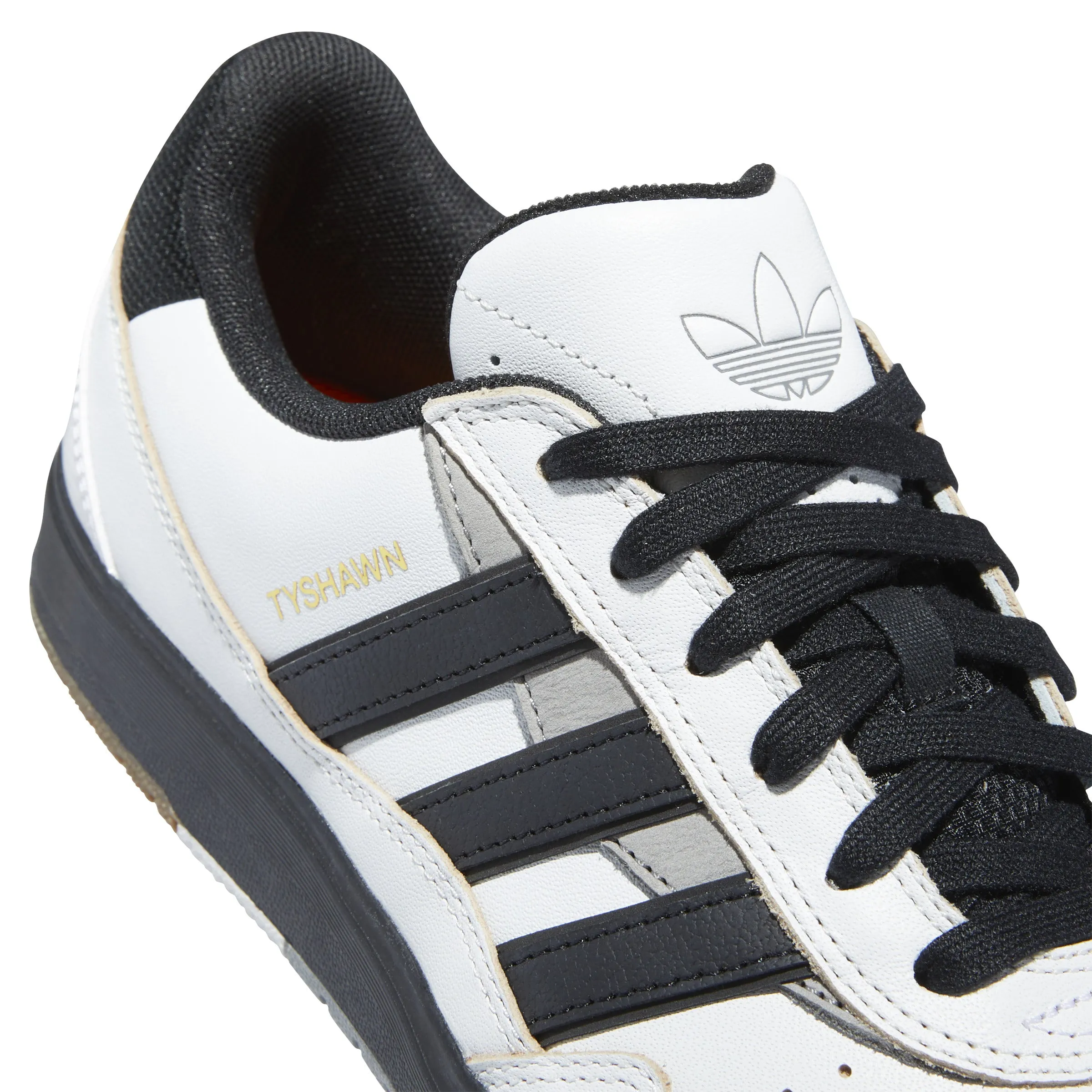 Adidas - Tyshawn II in Crystal White/Core Black/Charcoal Solid Grey