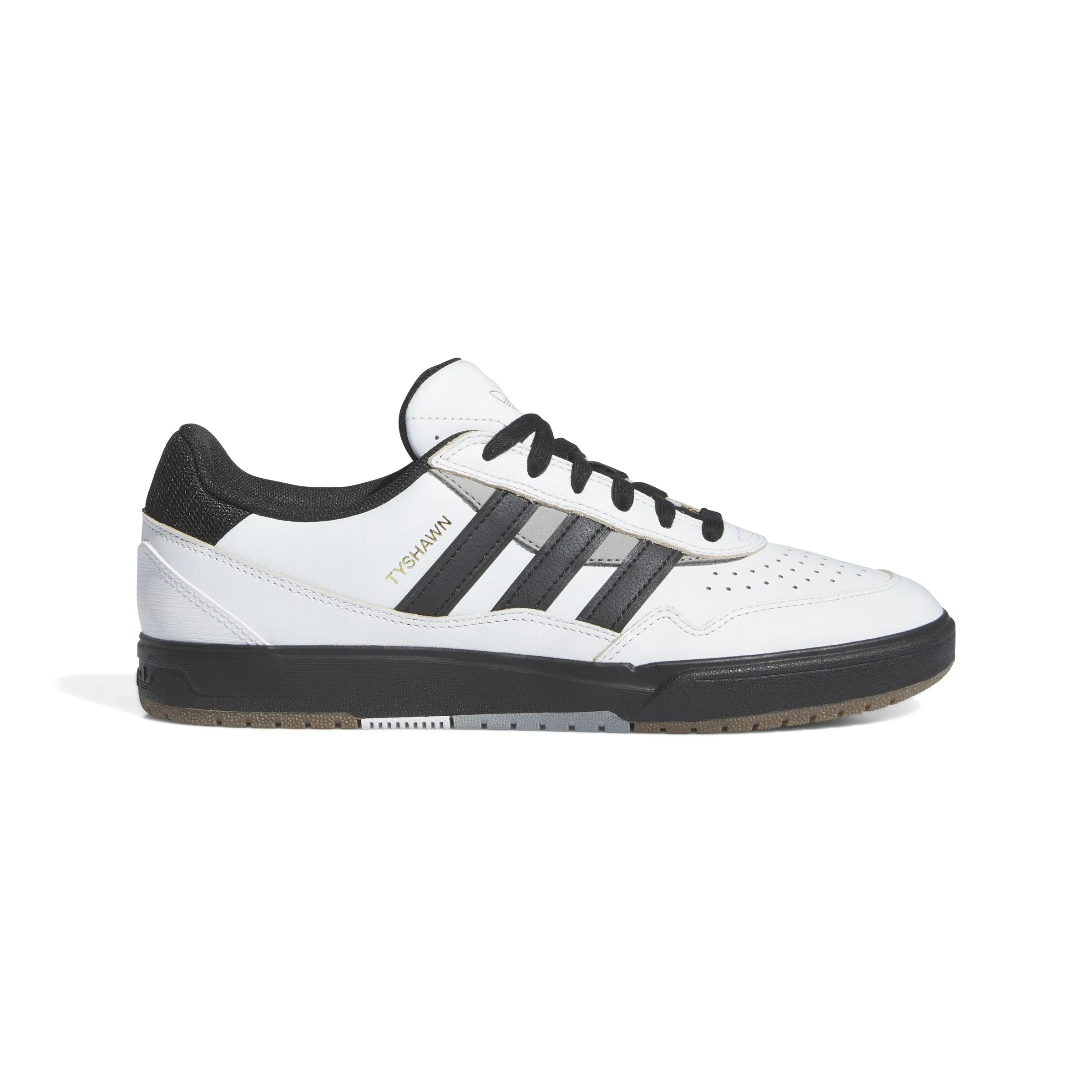 Adidas - Tyshawn II in Crystal White/Core Black/Charcoal Solid Grey