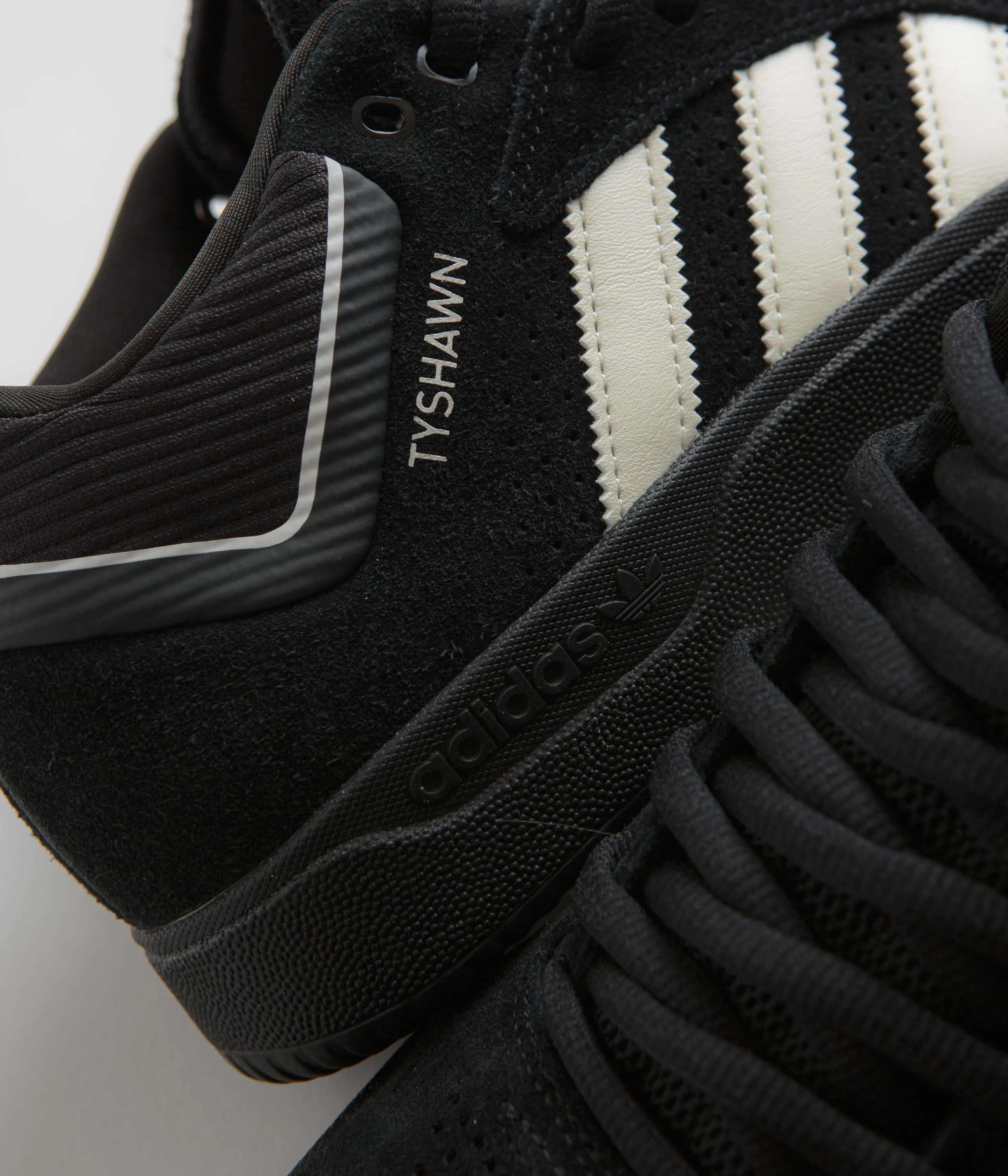 Adidas Tyshawn Shoes - Core Black / Zero Metallic / Spark