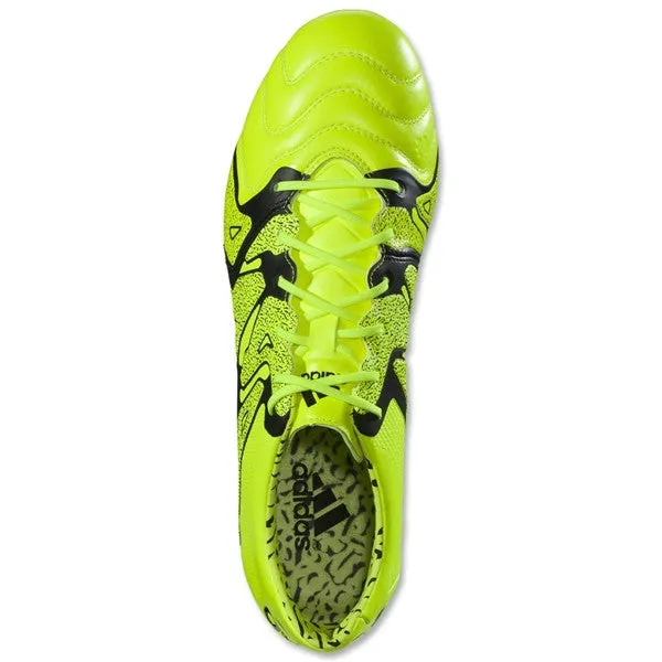 Adidas X 15.1 FG/AG Leather (Solar Yellow/Frozen Yellow)