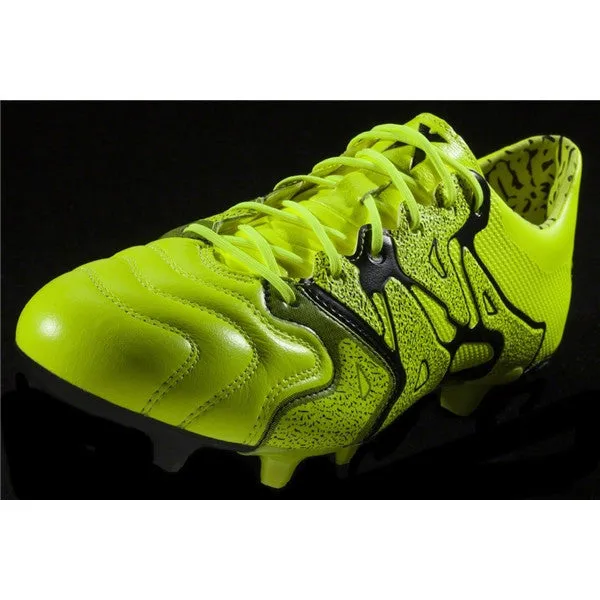 Adidas X 15.1 FG/AG Leather (Solar Yellow/Frozen Yellow)