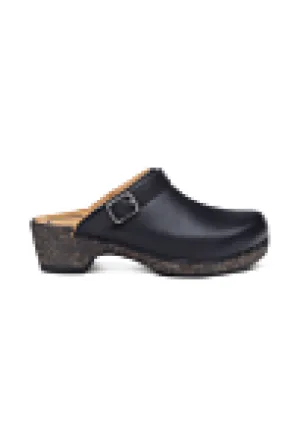 Aetrex Becki Cork Clog Black LC200