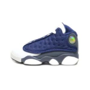 Air Jordan 13 Flint Sneakers Leather Blue Colour For Kids