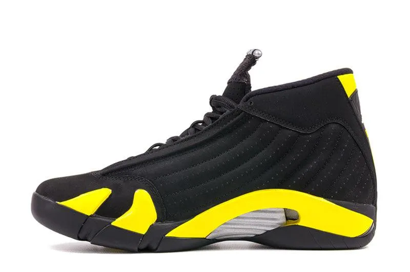 Air Jordan 14 Thunder Black/Vibrant Yellow-White