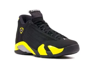 Air Jordan 14 Thunder Black/Vibrant Yellow-White