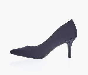 Alfani Womens Jeules Pointed Toe Classic Pumps, Ink Neoprene