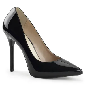 Amuse 20 Classic Pump with 5 inch heel - Black Patent