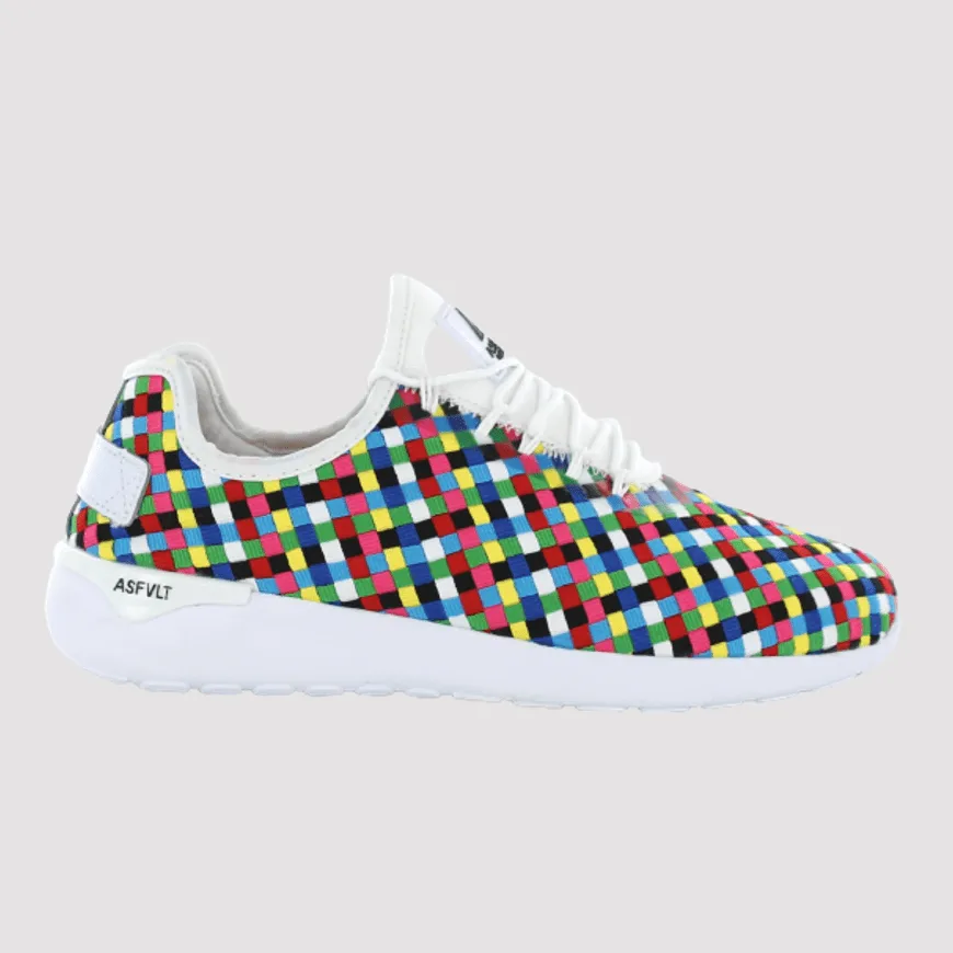 Asfvlt Speed Socks Woven Women Sportswear Shoes White Multi