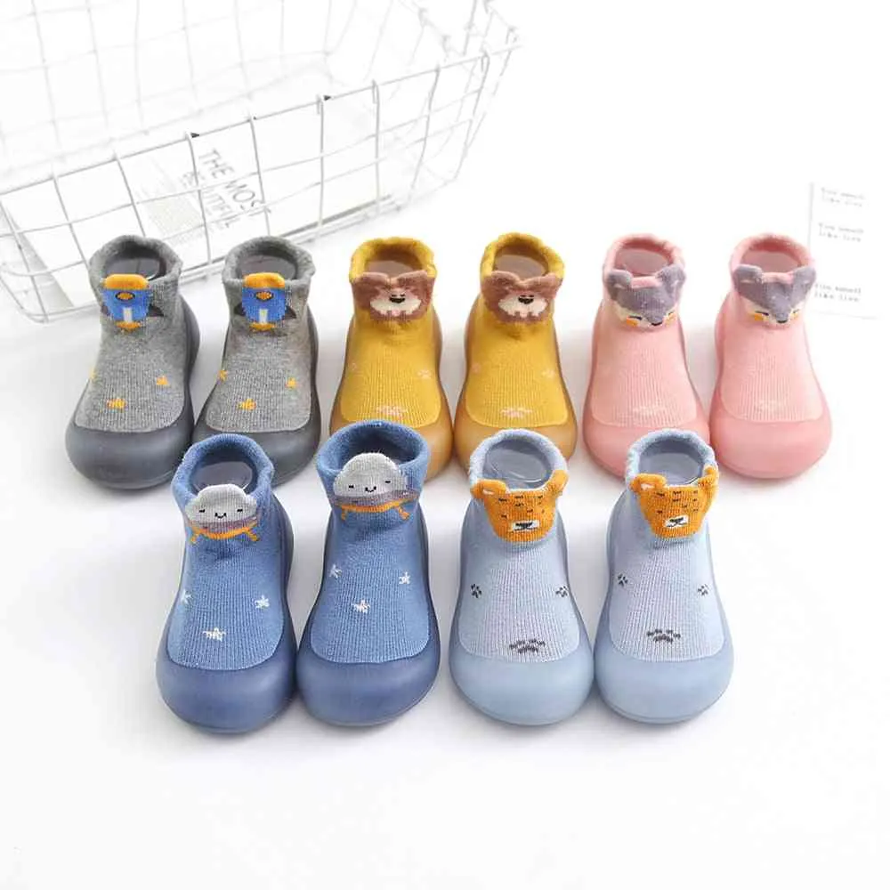 Baby Pattern Sock Shoes - Bull