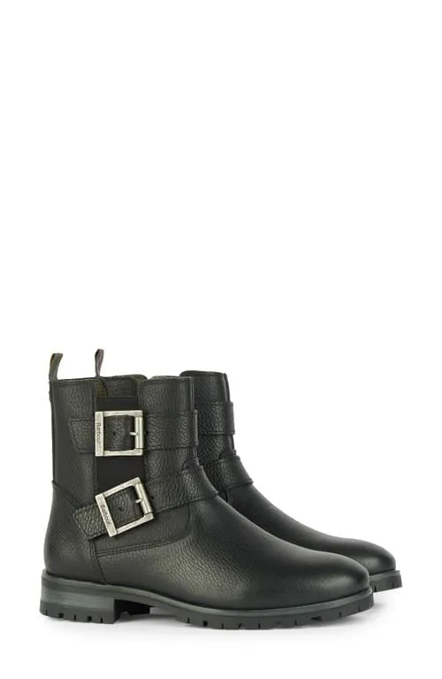 BARBOUR - Marina Buckled Moto Boots