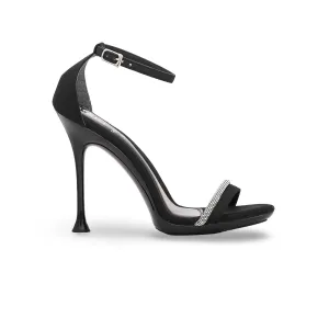 Black Fancy Bridal Sandal FN5784