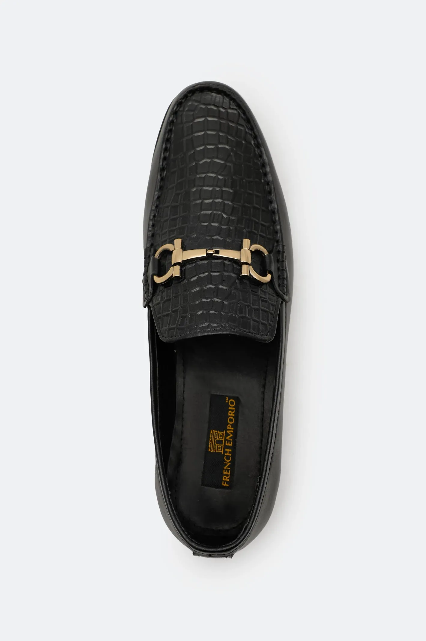 Black Formal Moccasins Shoes