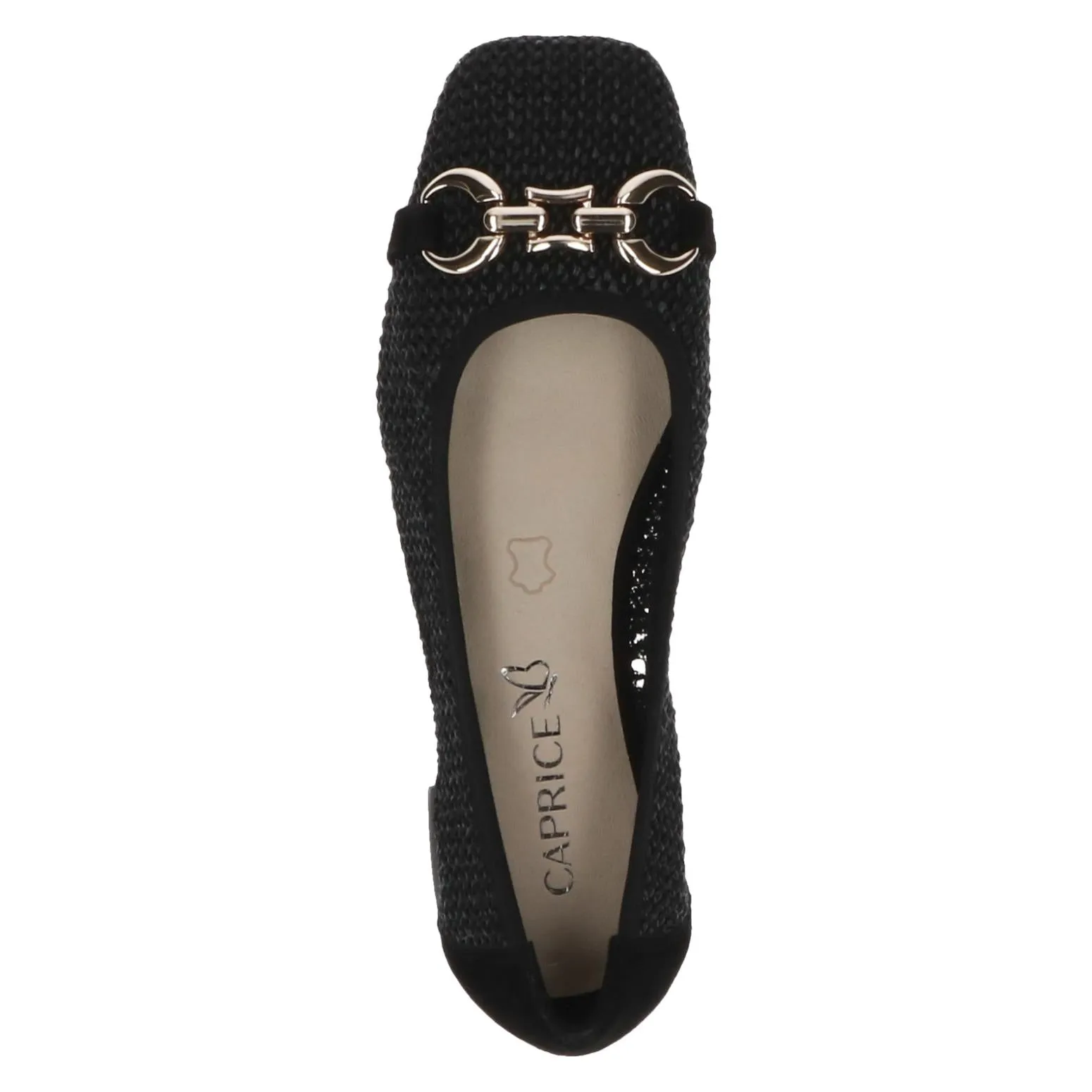 Caprice Ladies Buckle Trim Pump