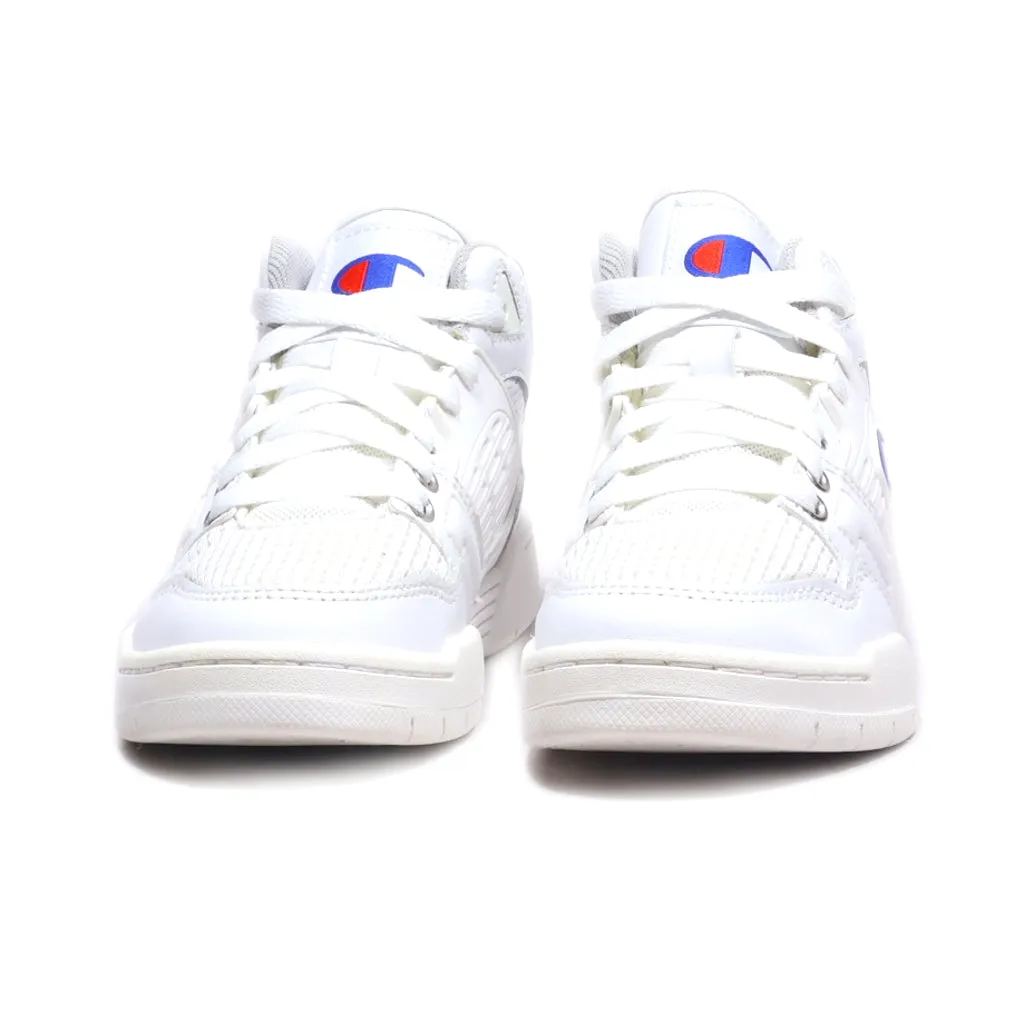 Champion Sneakers Leather White Colour For Kids