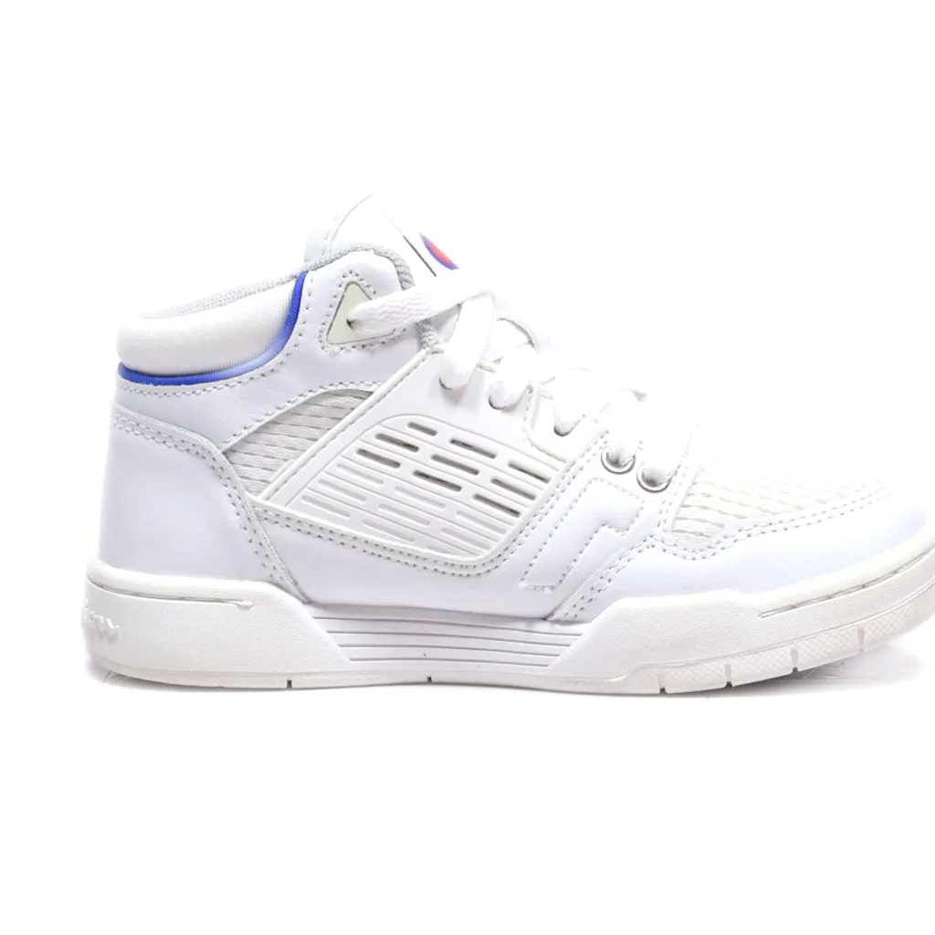 Champion Sneakers Leather White Colour For Kids