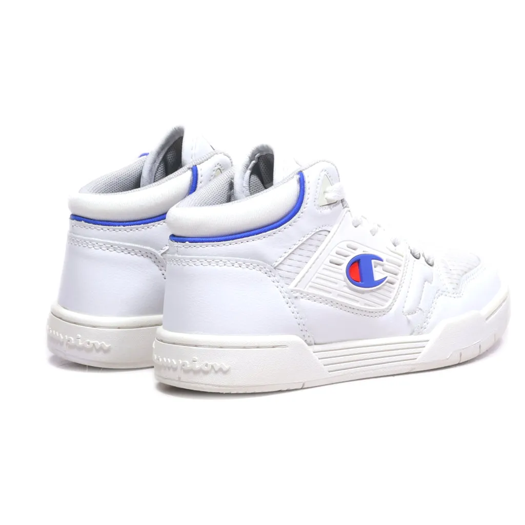 Champion Sneakers Leather White Colour For Kids