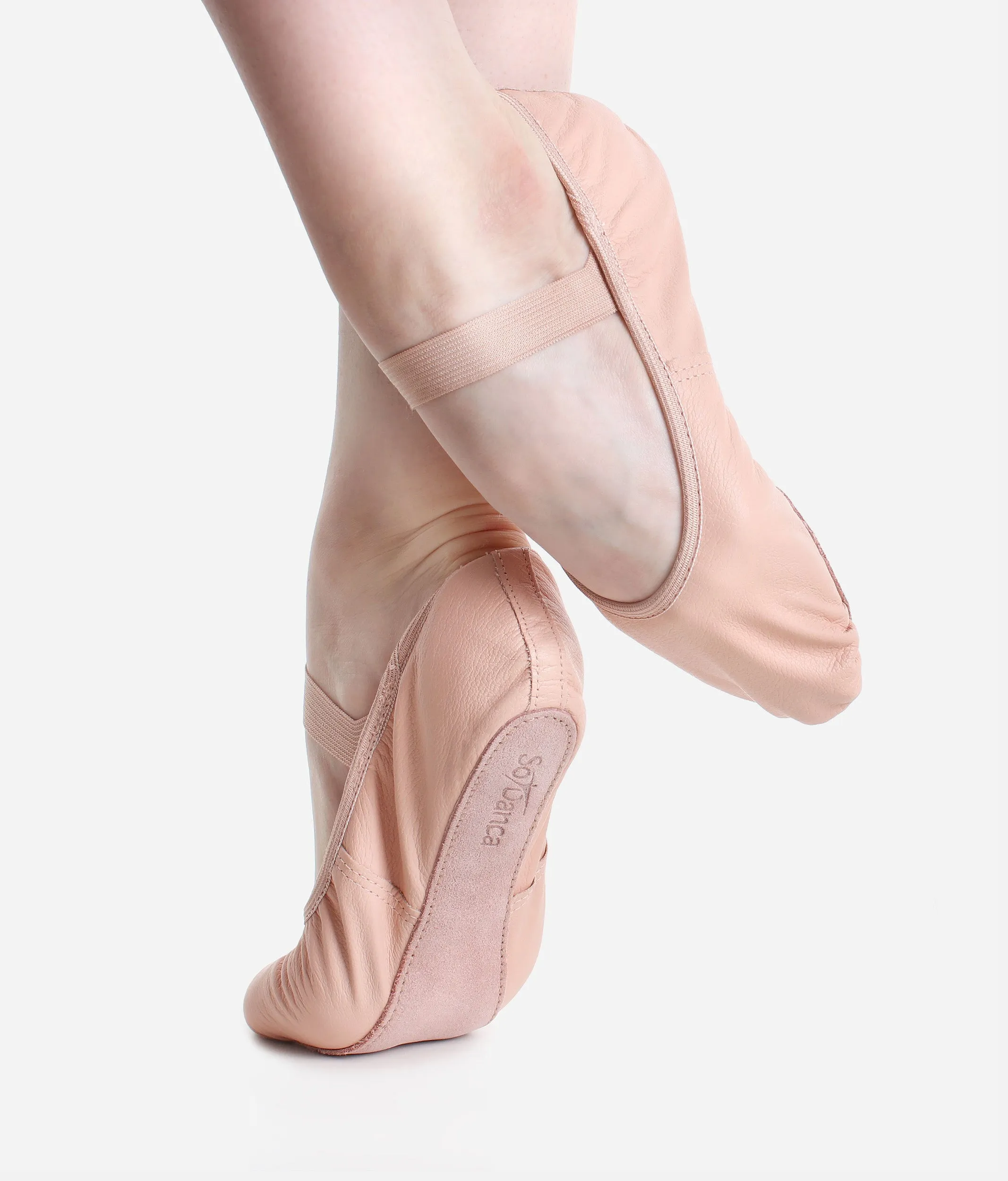 Child's Full Sole Premium Leather Ballet Shoes - SD69