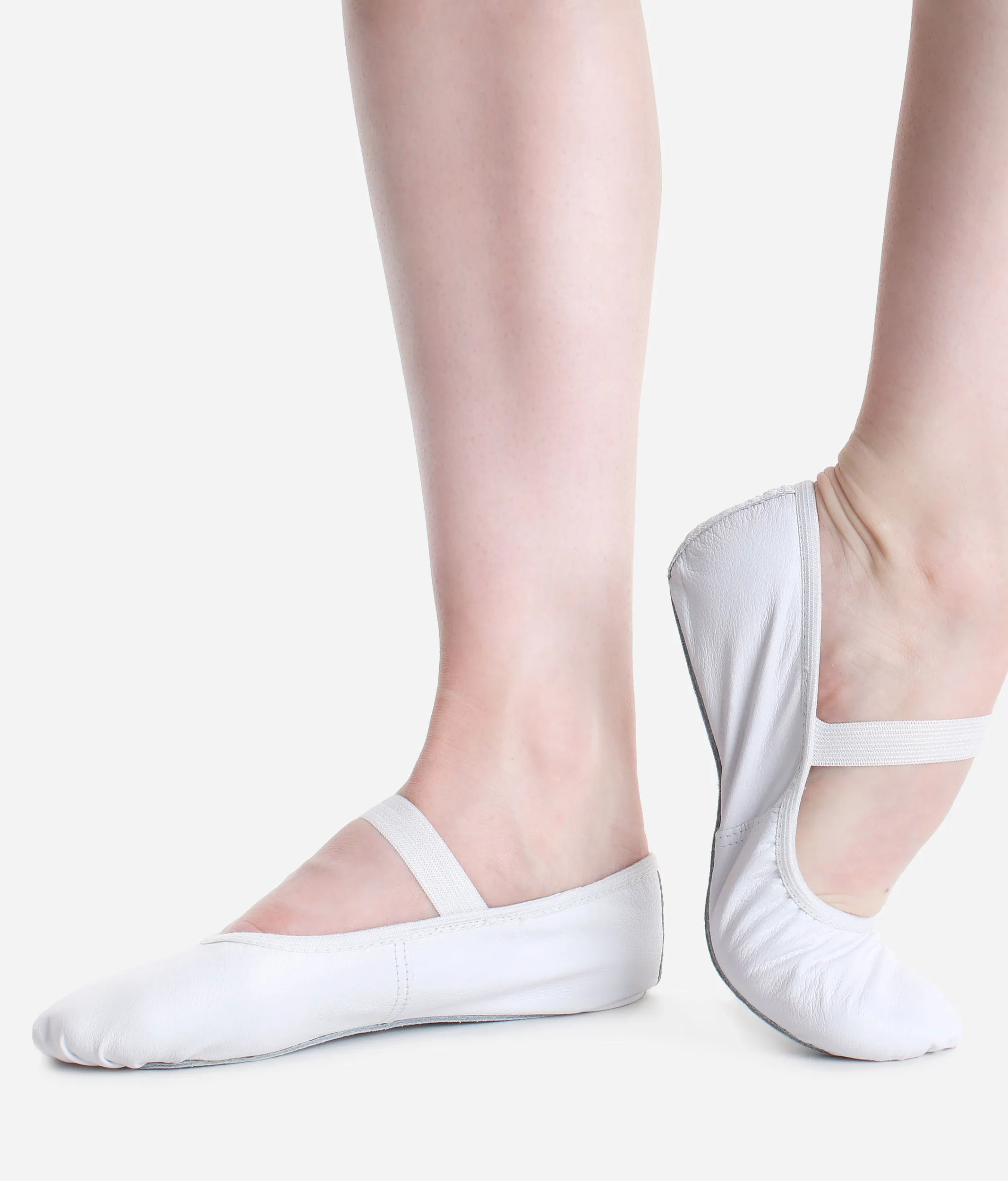 Child's Full Sole Premium Leather Ballet Shoes - SD69