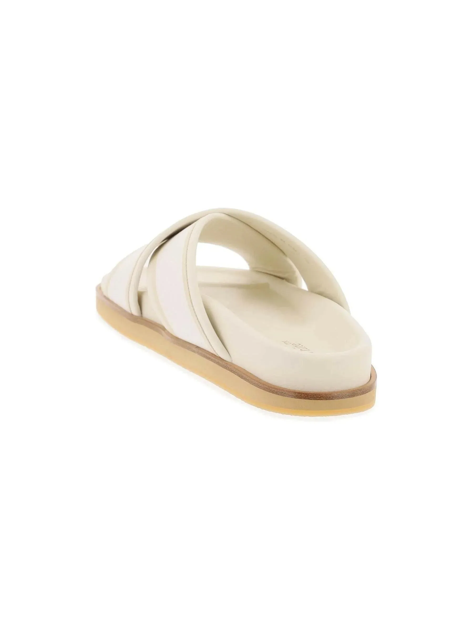 Cloud Criss Cross Leather Sandal