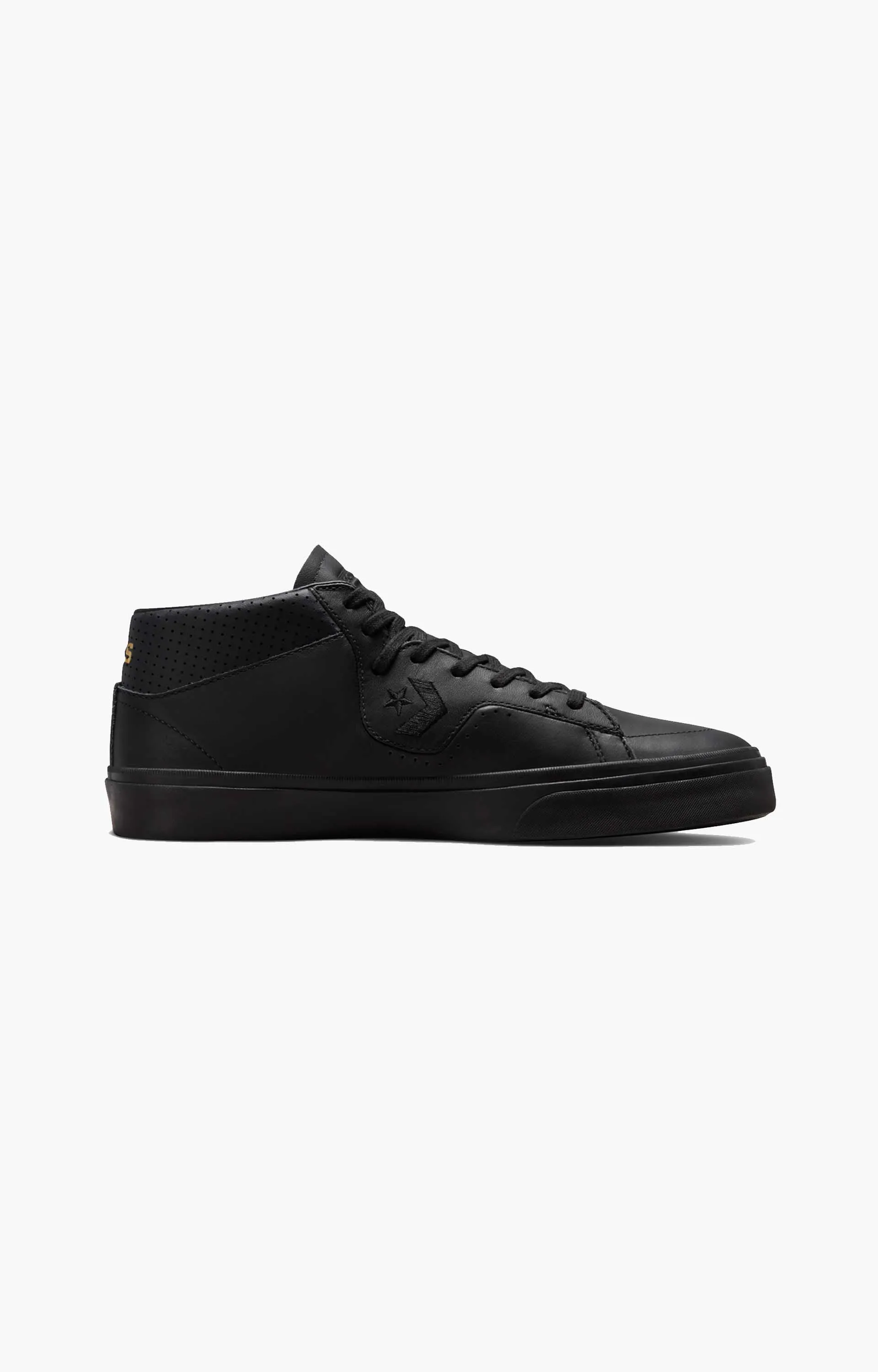 Converse Louie Lopez Pro Leather Mid Shoe, Black/Black