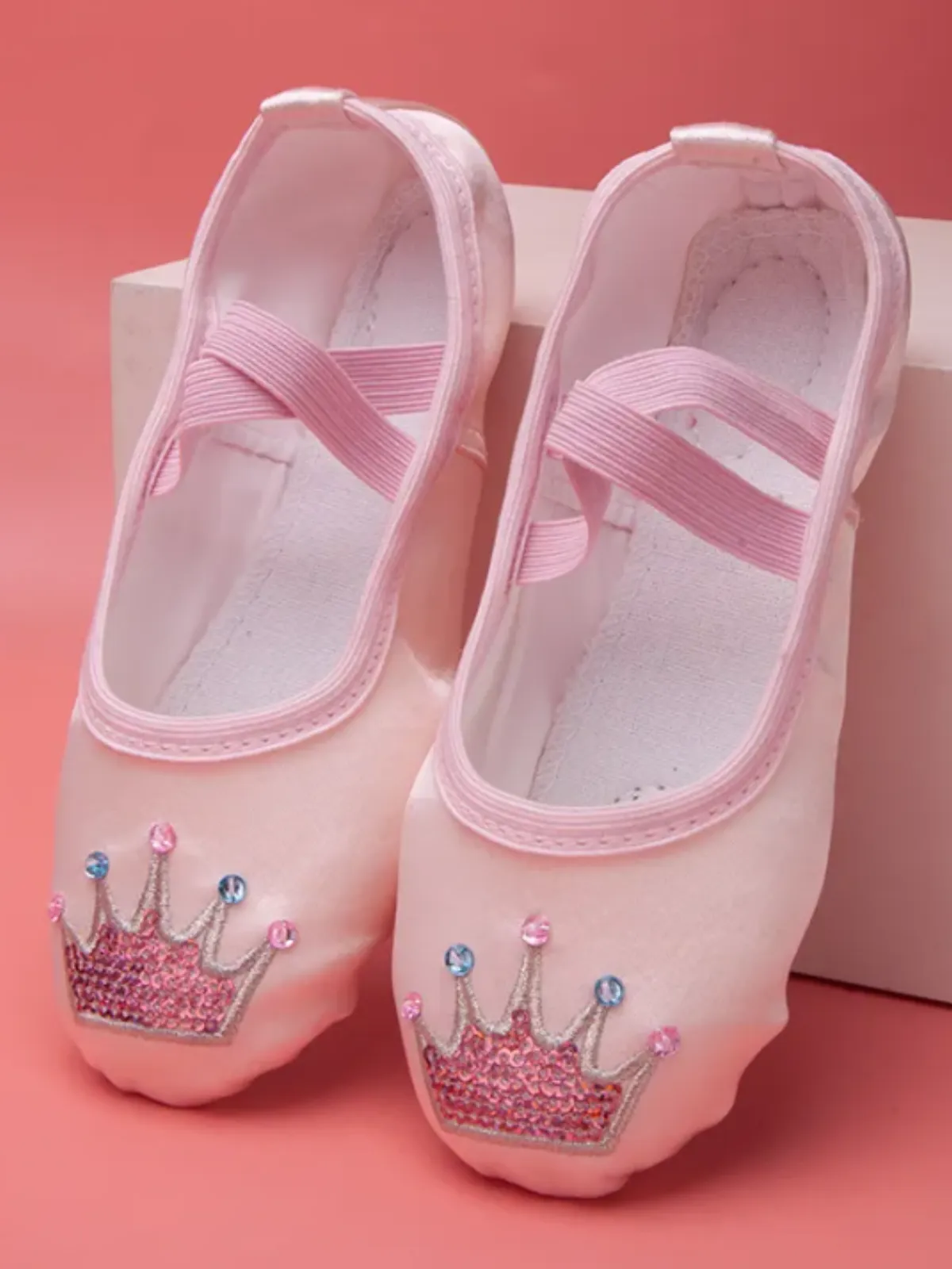 Dance Like A Princess Embroidered Ballet Shoes By Liv and Mia