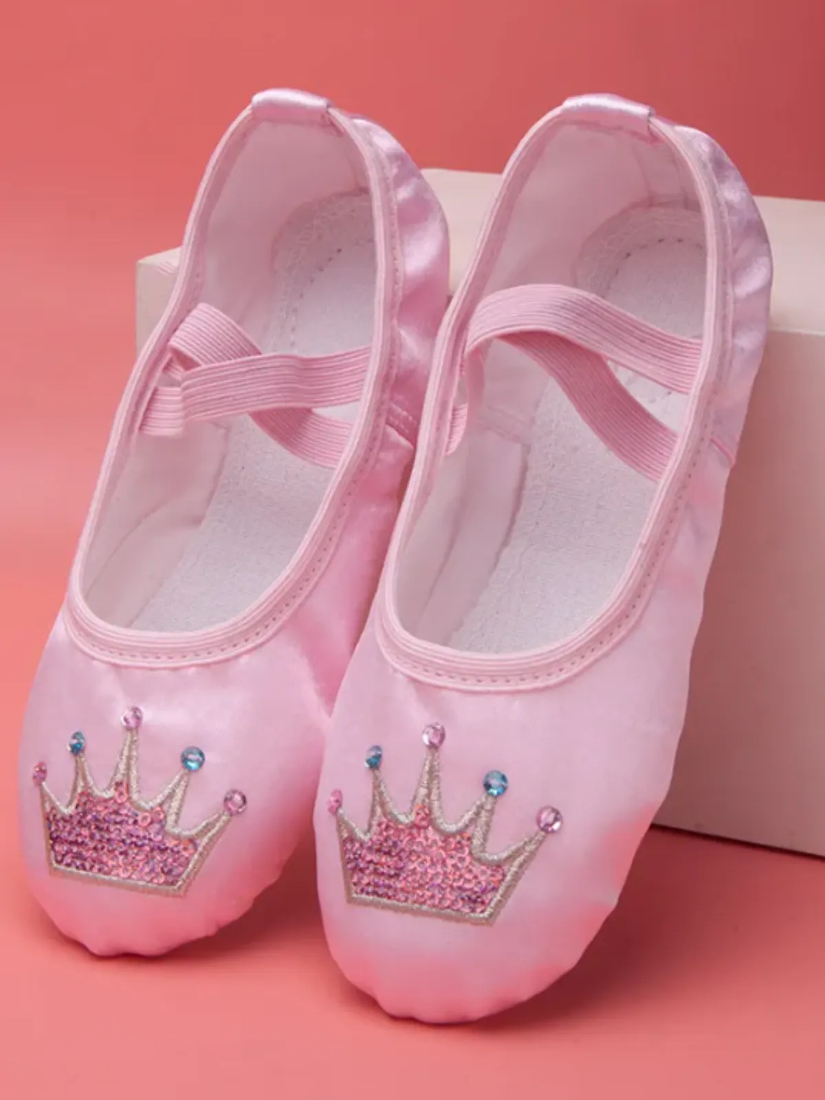 Dance Like A Princess Embroidered Ballet Shoes By Liv and Mia