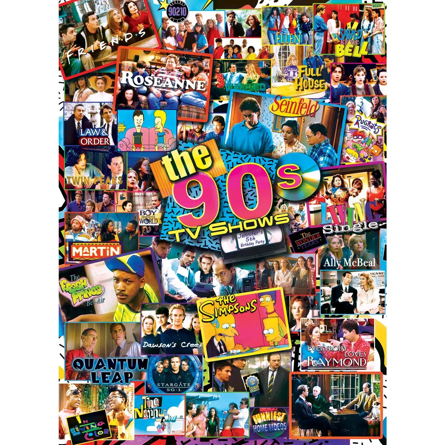 Decades - The 90's 500 Piece Jigsaw Puzzles 3 Pack