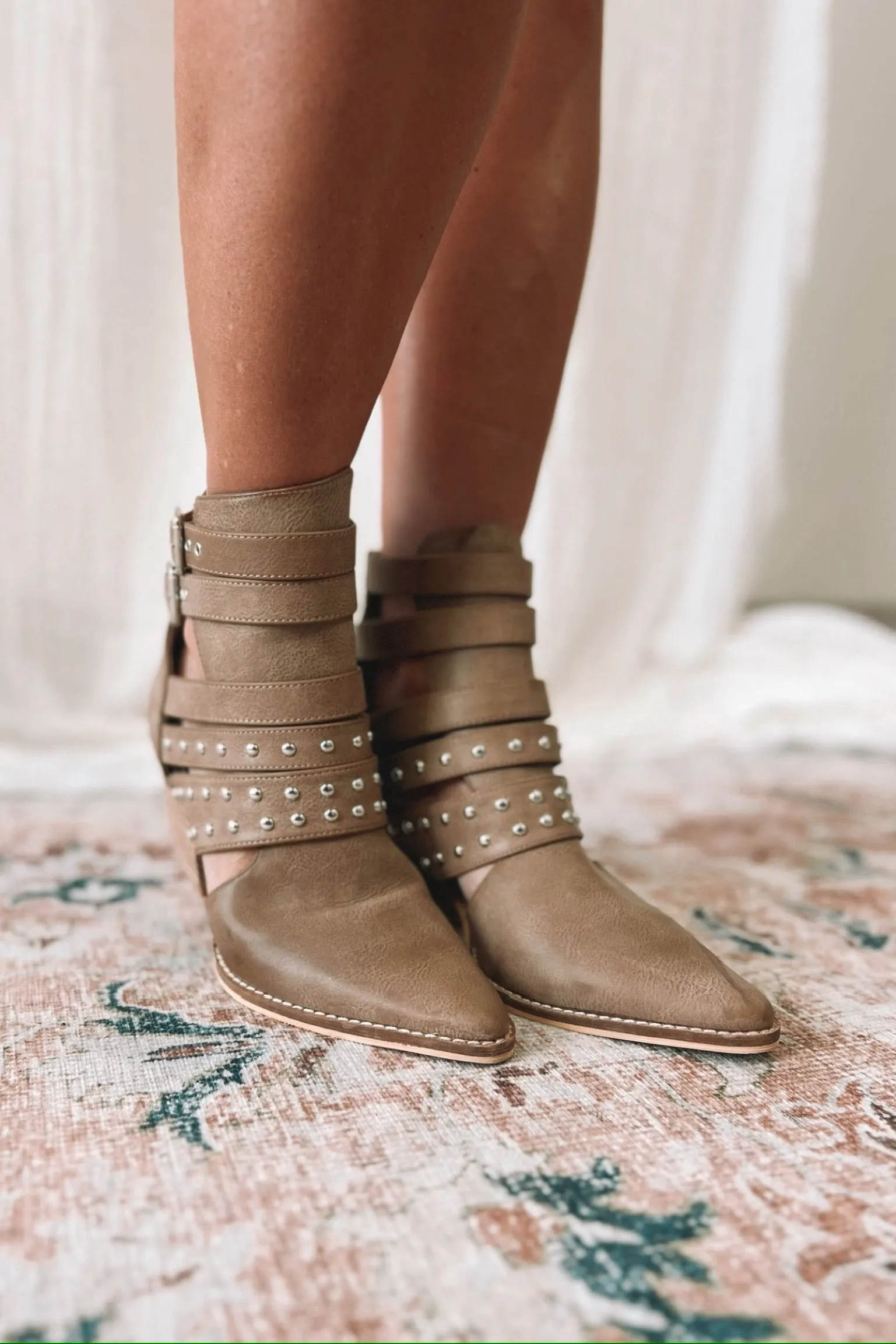 Erin Studded Strap Boots