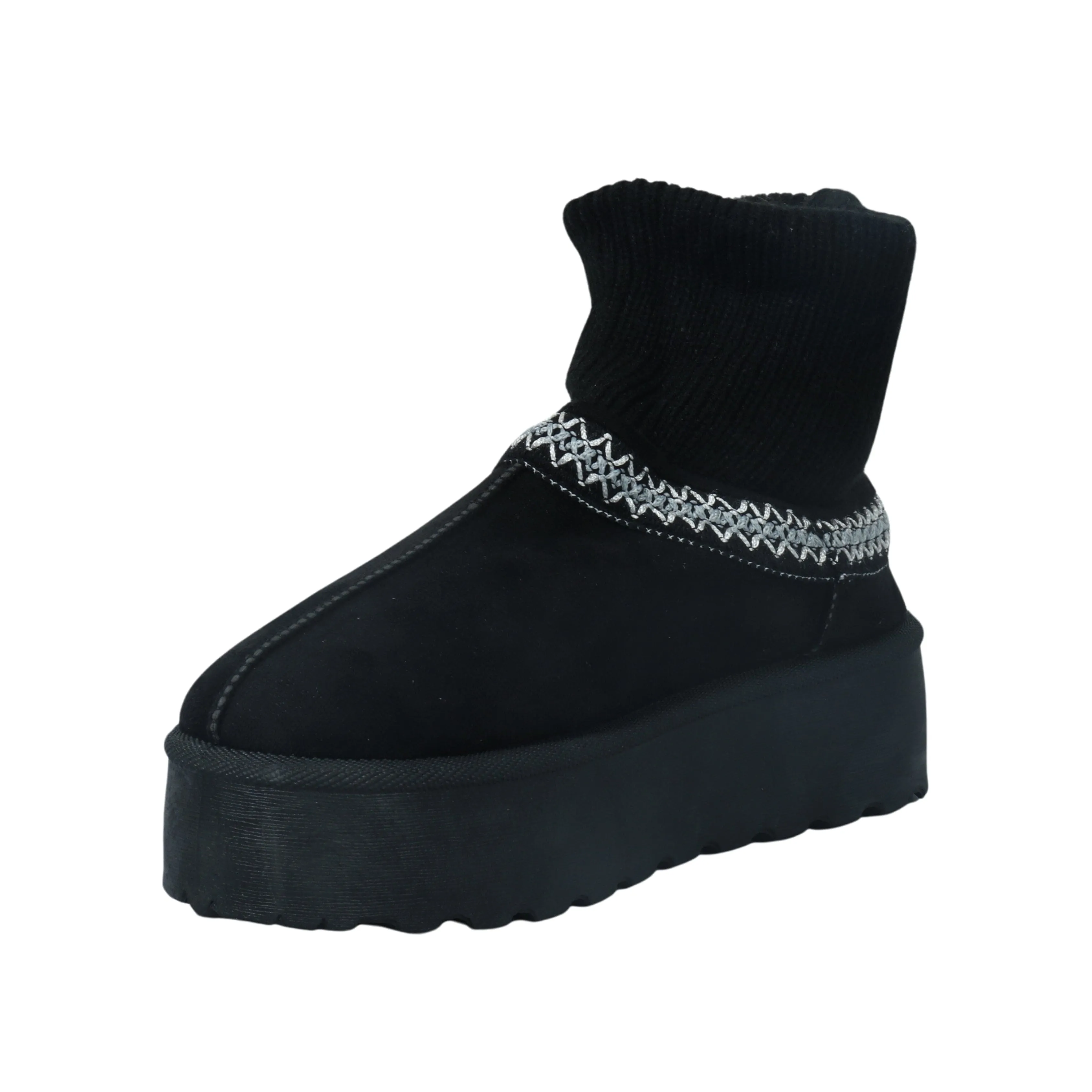 ESCAPE - Faux ankle sock boots