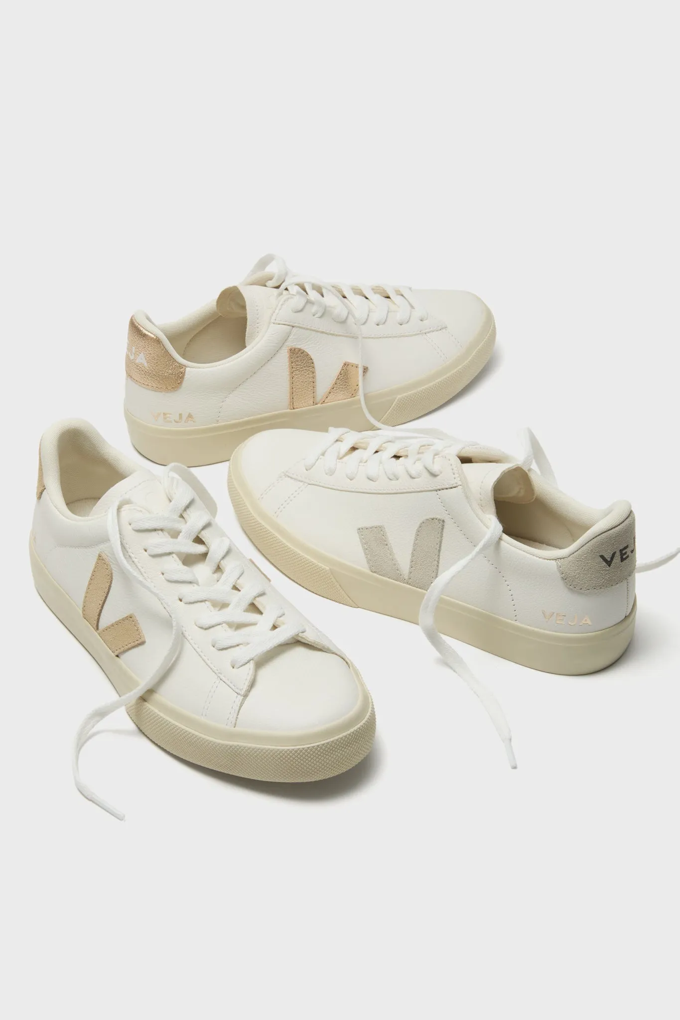 Extra White Platine Campo Sneakers