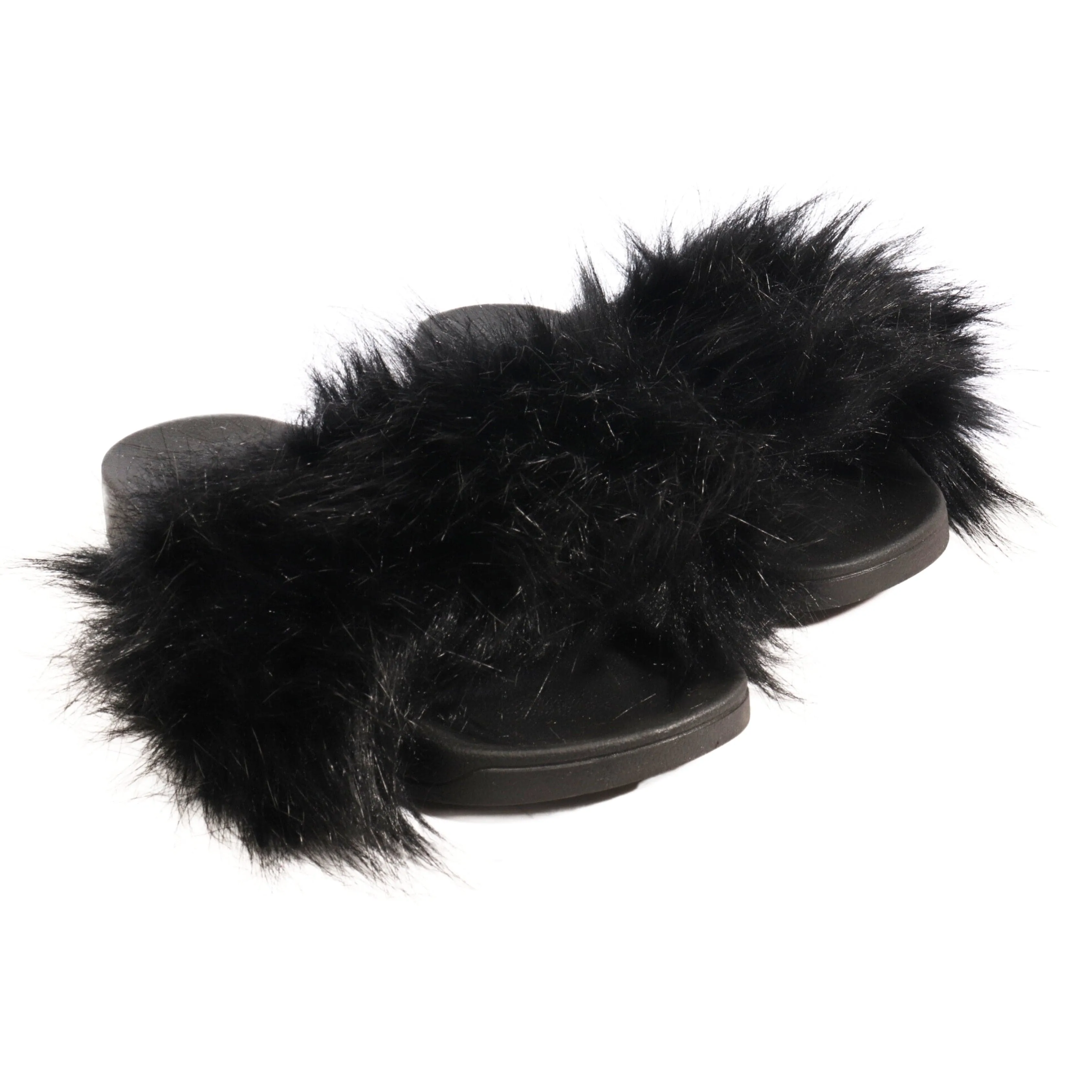 Fashion Thirsty Marabou Slider Slipper