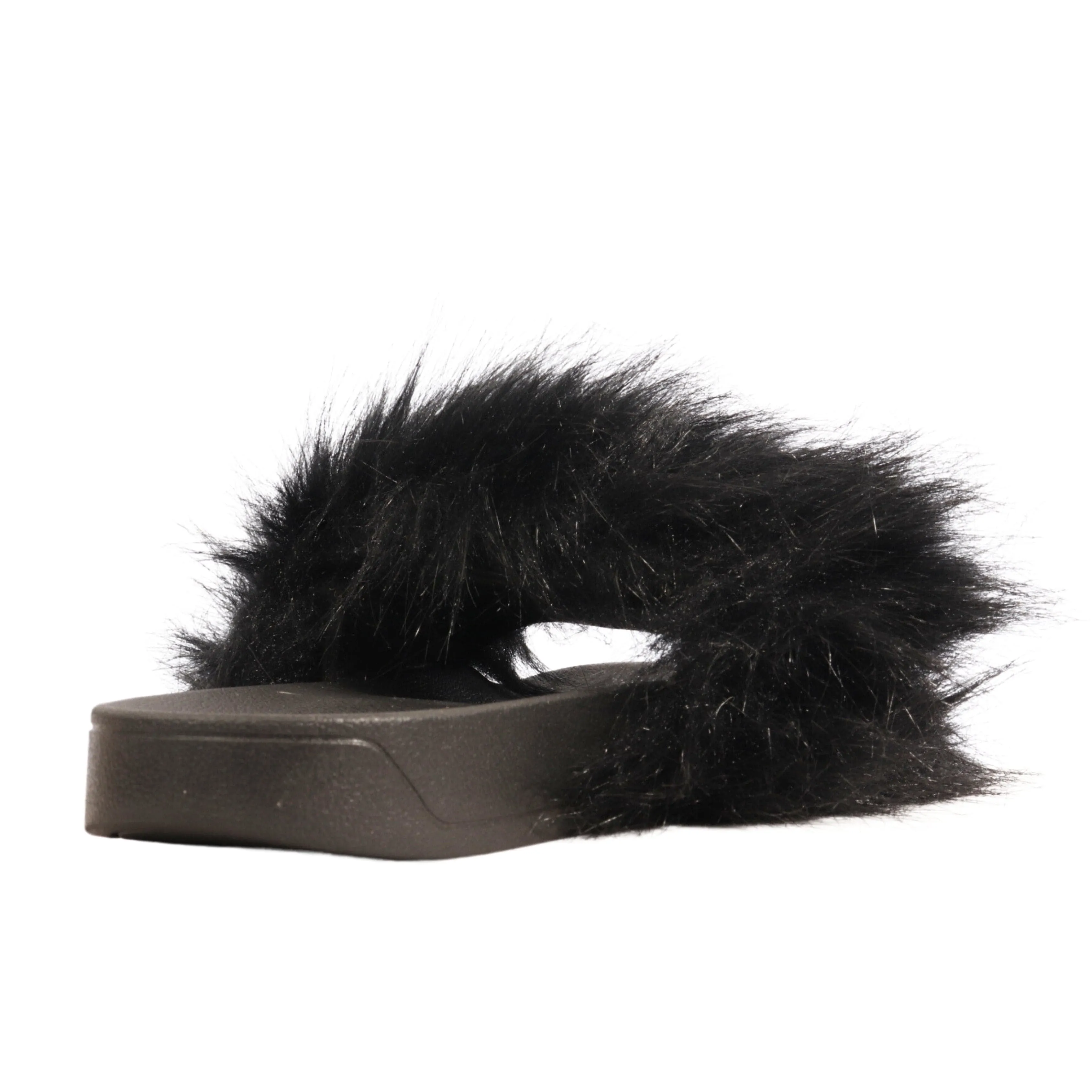 Fashion Thirsty Marabou Slider Slipper