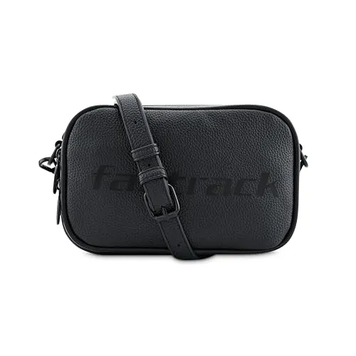 Fastrack Trendy Concealed Zipper Sling Bag | Faux-Leather Women Handbags| Ladies Purse Handbag | Sling Bag for Casual Carry