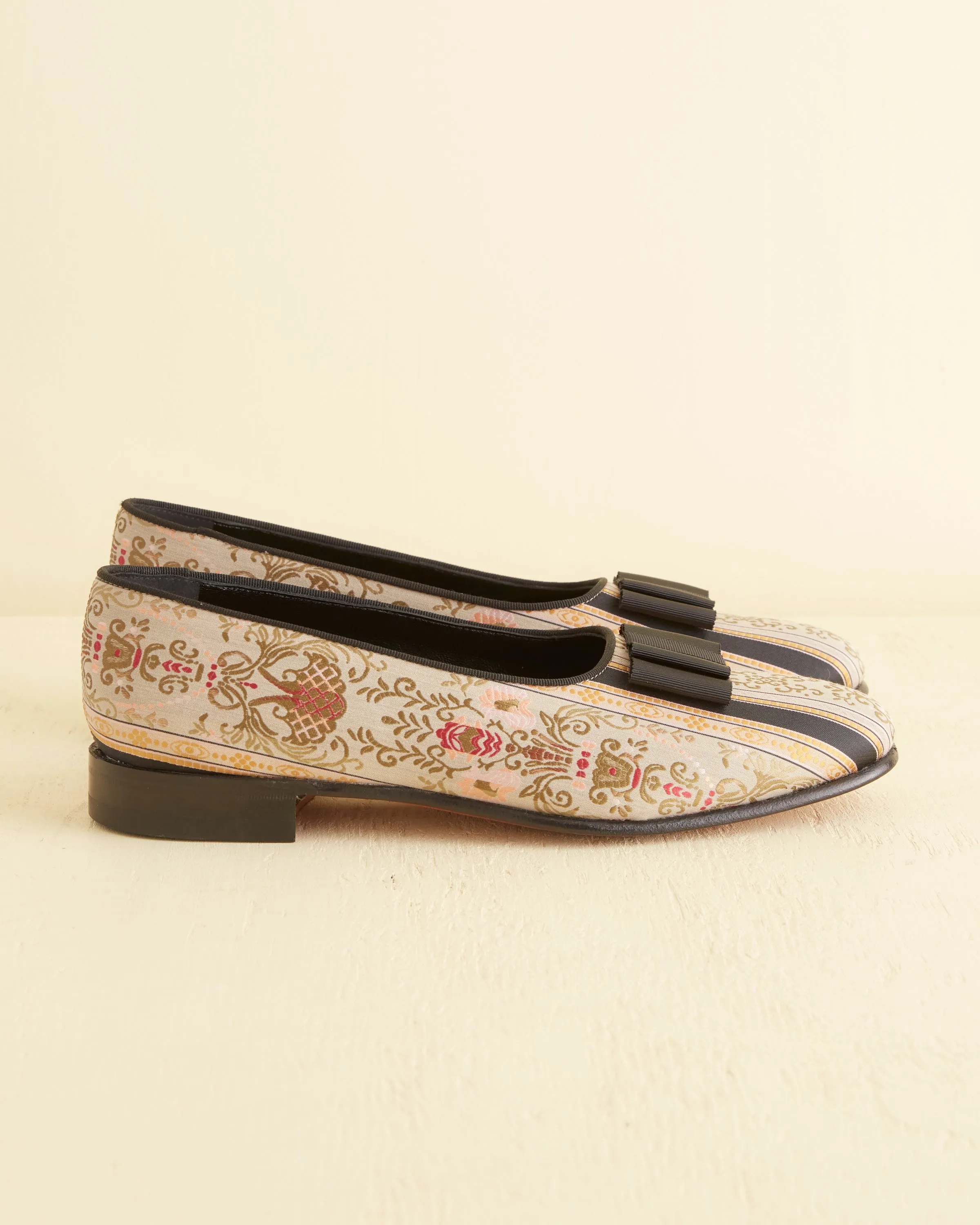 Floret Brocade Opera Pumps